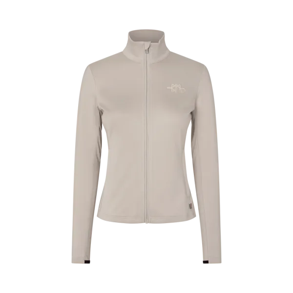 KLAlba Ladies Full-Zip Micro Fleece Beige Dove